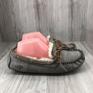 Ugg Slippers Womens 8 Dakota Gray Suede Slip On Shoes